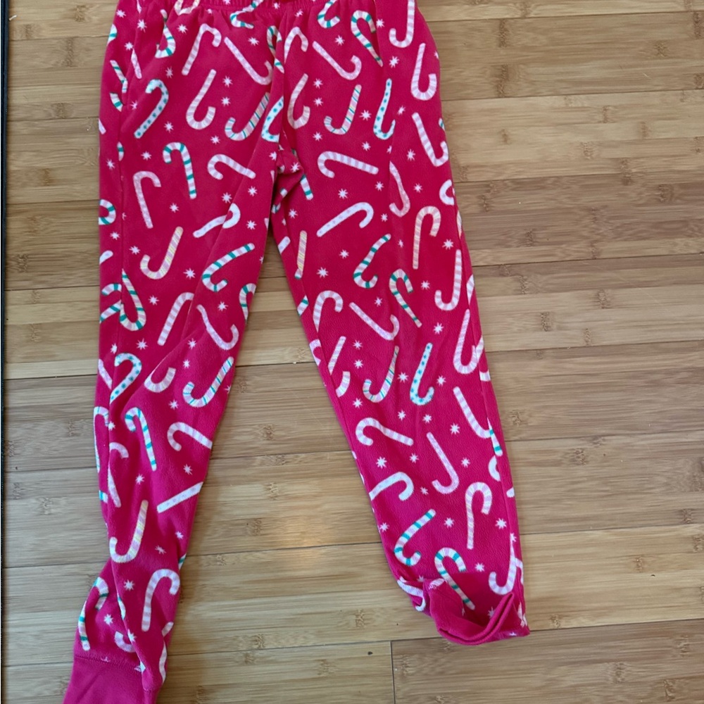 Festive Candy Cane Pajama Pants
